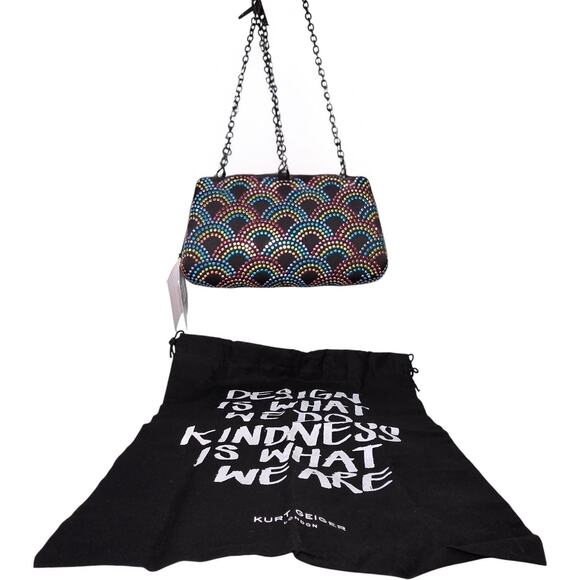 Kurt Geiger Handbags - Kurt Geiger London Crystal Eagle Clutch Crossbody – NWT with Original Dust Bag